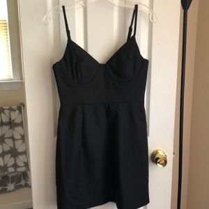 Princess Polly Novella Mini Dress Black